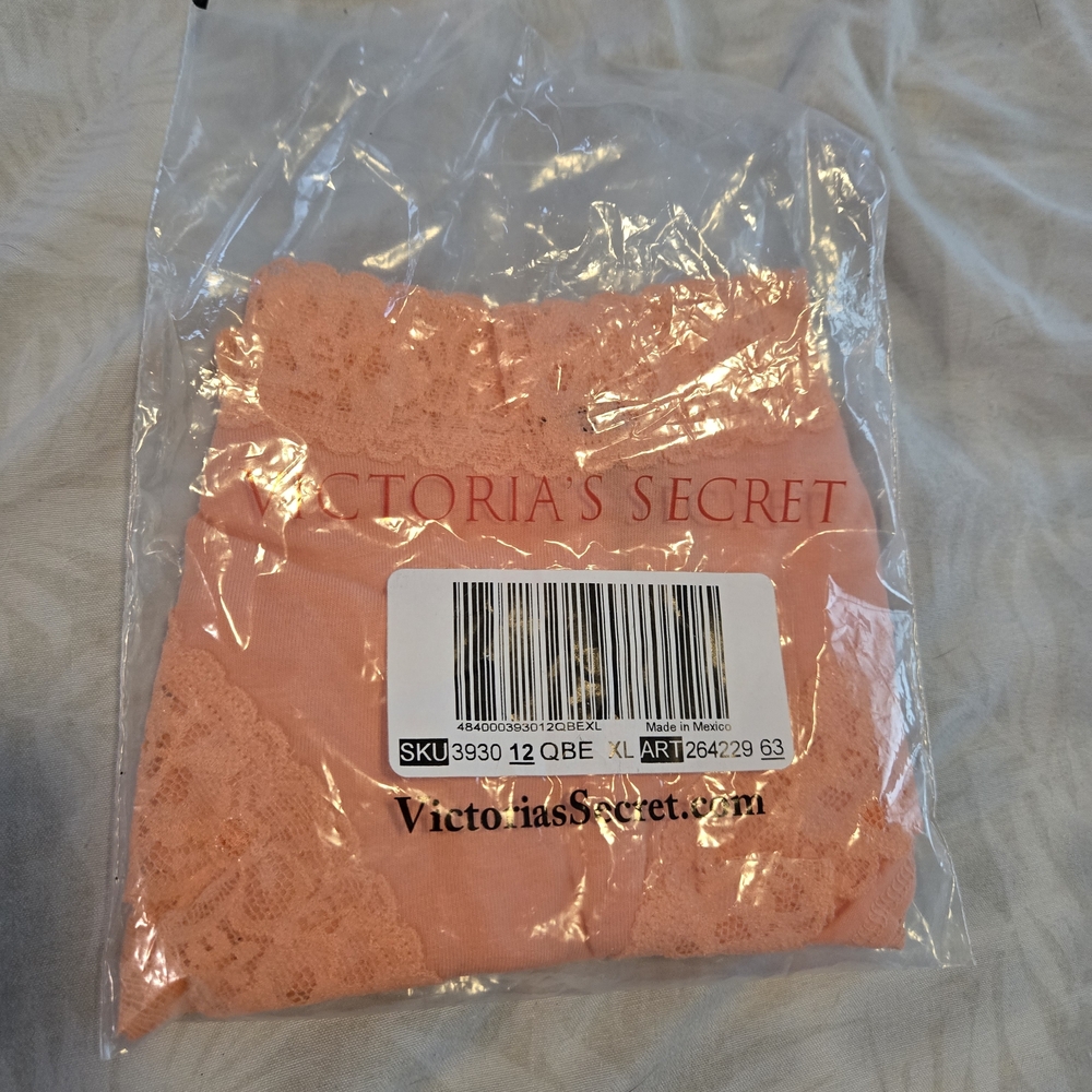 Victoria's Secret Peach Lace Panties